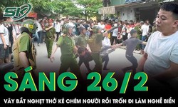 Cuộc vây bắt nghẹt thở tóm gọn kẻ dùng dao tự chế chém người rồi bỏ trốn đi làm nghề biển