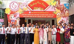 Đường hoa Xuân tại Bệnh viện Phụ sản Cần Thơ