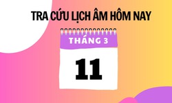 Lịch âm 11/3 - Âm lịch hôm nay 11/3 - Lịch vạn niên ngày 11/3/2026