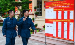 Người lính trẻ tự hào hướng về ngày hội non sông
