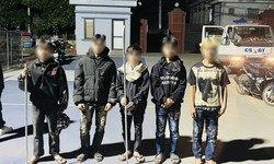 Vây bắt nhóm thiếu niên dưới 16 tuổi tụ tập đua xe, mang hung khí gây rối