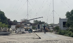 Hiện trạng khu đất 4,3 ha vi phạm ở phường Đại Mỗ, Hà Nội