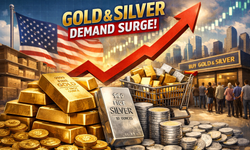 Nhu cầu vàng, bạc tại Mỹ tăng rất mạnh