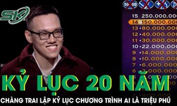 Chàng trai lập kỷ lục chưa từng có trong suốt 20 năm chương trình Ai là triệu phú