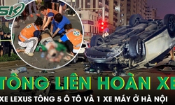 Toàn cảnh vụ tài xế xe Lexus tông 5 ô tô và 1 xe máy ở Hà Nội