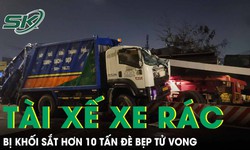 Xe rác bị khối sắt hơn 10 tấn đè bẹp, tài xế tử vong thương tâm