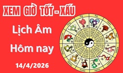 Âm lịch hôm nay 14/4 - Lịch âm 14/4 - Lịch vạn niên ngày 14/4/2026