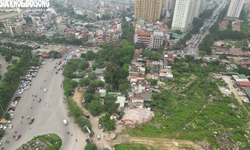 Hiện trạng nút giao 'dị dạng' sắp đươc thi công trở lại sau 10 năm