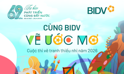 Cuộc thi tranh thiếu nhi 'Cùng BIDV vẽ ước mơ'