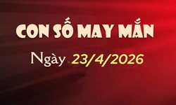 Con số may mắn hôm nay 23/4 - số cát lành - số tài lộc 12 con giáp ngày mới