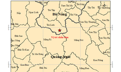 Đà Nẵng liên tiếp hứng 7 trận động đất trong ngày