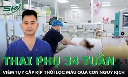 Thai phụ 34 tuần viêm tụy cấp được lọc máu kịp thời qua cơn nguy kịch