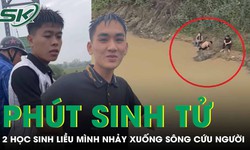 Chân dung 2 nam sinh cấp 3 liều mình nhảy xuống sông cứu bạn nữ làm điều dại dột 
