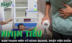 Nam thanh niên vỡ bàng quang do nhịn tiểu sau cuộc nhậu