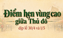 Điểm hẹn vùng cao giữa Thủ đô dịp lễ 30/4 và 1/5