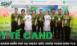 Điểm sáng lực lượng Y tế Công an nhân dân tại Ngày Sức khỏe toàn dân 7/4