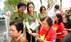 Lực lượng Y tế Công an nhân dân triển khai khám sàng lọc tại Ngày Sức khỏe toàn dân 7/4