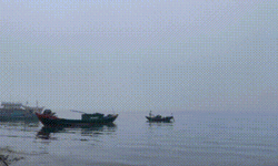 Đồng Hới chìm trong sương mù