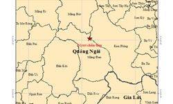 Liên tiếp nhiều trận động đất xảy ra ở Quảng Ngãi