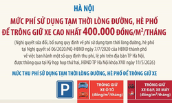Quy định về sử dụng tạm thời lòng đường, hè phố để trông giữ xe