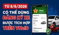 Có thể dùng đăng ký xe được tích hợp trên VNeID