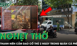 Khống chế nam thanh niên cầm dao cố thủ gần 2 ngày trong quán cà phê