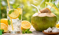 Trời nóng nên uống nước chanh hay nước dừa?