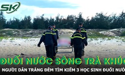 Thương tâm vụ 3 trẻ em đuối nước trên sông Trà Khúc, người dân trắng đêm tìm kiếm