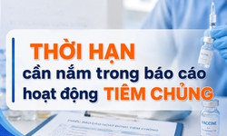 Thời hạn cần nắm trong báo cáo hoạt động tiêm chủng