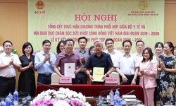 Bộ Y tế và Hội Giáo dục chăm sóc sức khỏe cộng đồng Việt Nam tăng cường phối hợp vì sức khỏe nhân dân