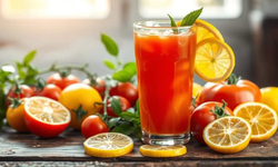 Lợi ích bất ngờ khi uống nước chanh cà chua trong mùa hè
