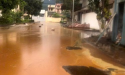 Sét đánh thúng bể chứa nhà máy đường, hàng ngàn tấn mật mía tràn ra ngoài