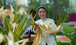 Hồi sinh lá dừa, vỏ dừa thành thế giới tuổi thơ