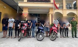 Triệu tập 14 thanh thiếu niên mang hung khí, náo loạn đường phố