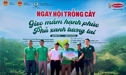 Acecook Việt Nam khởi động dự án trồng 10.500 cây xanh tại tỉnh Quảng Trị - 'Gieo mầm hạnh phúc - Phủ xanh tương lai'