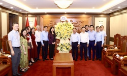Bộ trưởng Đào Hồng Lan chúc mừng Ban Tuyên giáo và Dân vận Trung ương nhân Kỷ niệm 101 năm Ngày Báo chí Cách mạng Việt Nam