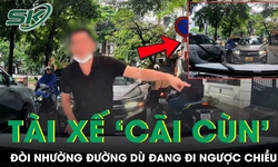 Tài xế gây tranh cãi khi 'cãi cùn', đòi nhường đường dù đang đi ngược chiều
