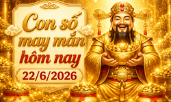 Con số may mắn hôm nay 22/6 - số cát lành - số tài lộc 12 con giáp ngày mới