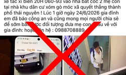 Sự thật câu chuyện 2 mẹ con bị bắt cóc tại Thái Nguyên