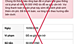 Làm gì khi nhận tin nhắn thông báo vi phạm giao thông?