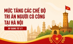 Mức tăng các chế độ tri ân người có công tại Hà Nội từ 1/7