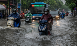 Hà Nội lên phương án ứng phó kịch bản 141 điểm ngập do mưa cực đoan