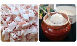 Cách làm mặt nạ từ mỡ lợn dưỡng da