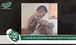 Bắt thanh niên xăm trổ cầm gậy, kiếm truy sát người kinh hoàng, lộ quá khứ 'vào tù ra tội'