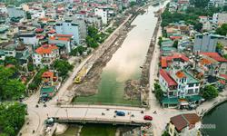Hạ lưu sông Kim Ngưu đổi diện mạo sau hơn nửa năm cải tạo