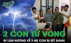 3 mẹ con đi làm nương về bị sét đánh, 2 con tử vong