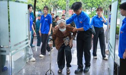 Tri ân người có công qua chương trình khám sức khỏe và cấp thuốc miễn phí nhân dịp 27/7