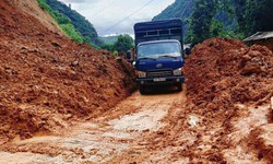 Đập chống lũ quét phát huy hiệu quả khi mưa lớn ở Sơn La