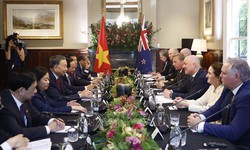 Tổng Bí thư, Chủ tịch nước Tô Lâm hội đàm chính thức với Thủ tướng New Zealand