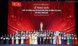 Trao giải Cuộc thi chính luận bảo vệ nền tảng tư tưởng của Đảng lần thứ II